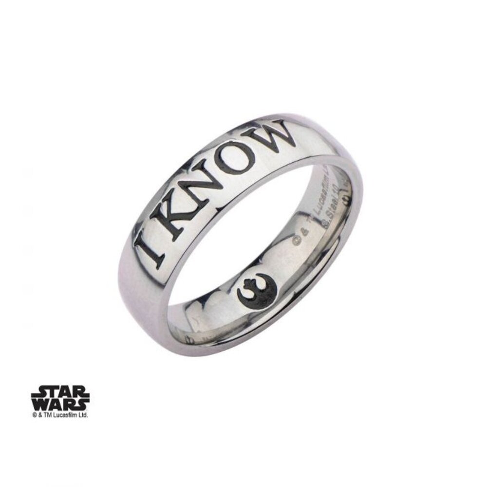 Star Wars "I Know" Stainless Steel Ring